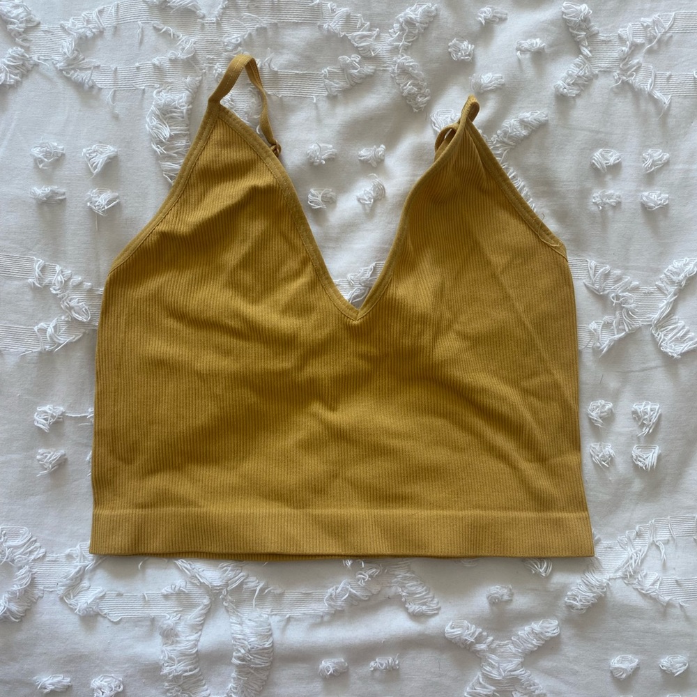 Yellow Crop Top